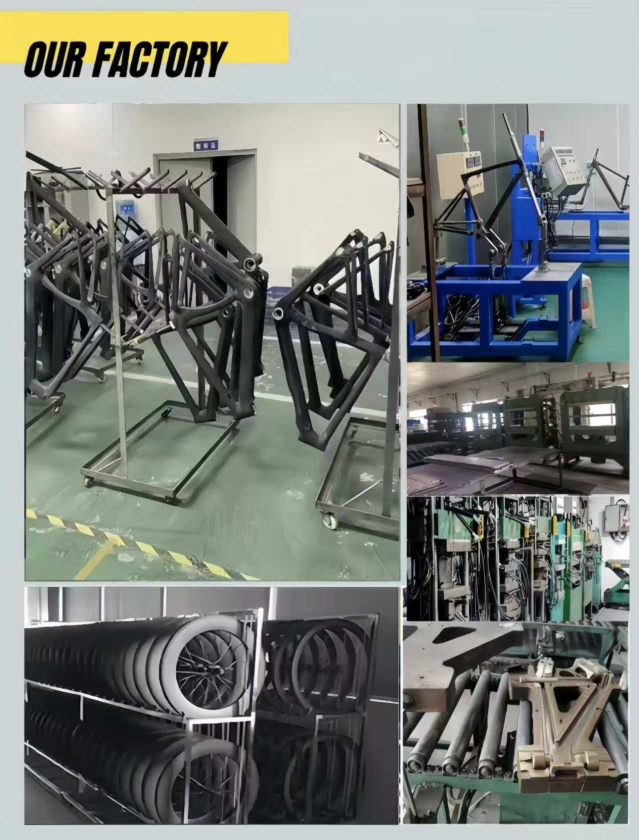 Our carbon fiber bike factory